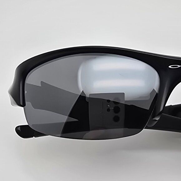 Oakley 12-900 Flak Jacket Jet Black Frame Polarized Black Iridium Sunglasses - Picture 14 of 15